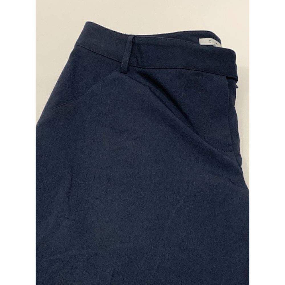 Cabi Women's Classic Fit Mid Rise Navy Chino Pants Size 10